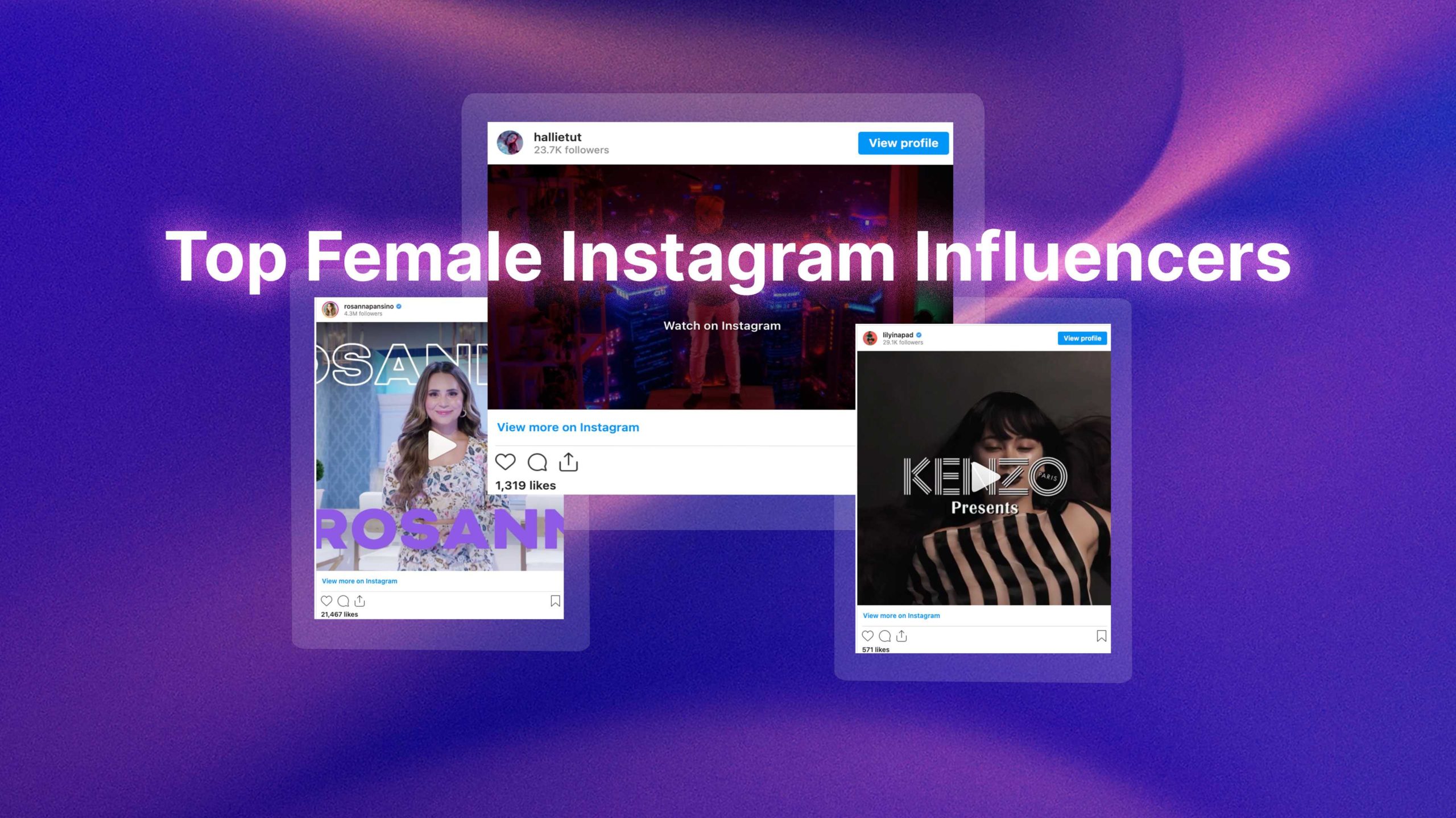  Tapaa 24 parasta naisvaikuttajaa Instagramissa: kuumat tilit, joita kannattaa seurata